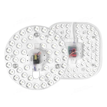 원형 및 사각형 LED 패널 원형 링 조명, 천장 장식 천장 램프, AC 220V, 230V, 240V, 다운라이트, 12W, 18W, 24W, 36W, 50W, 60W