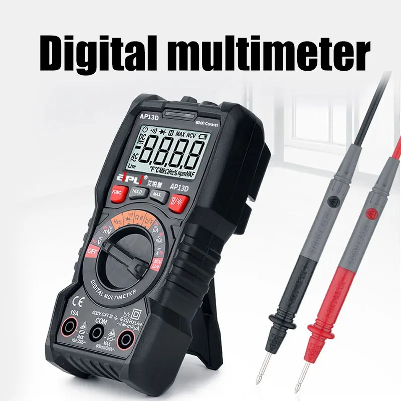 Multimètre numérique professionnel, SZ301, SZ302, voltmètre automatique,  AC, DC, 220V, haute tension, puzzle, diode, testeur NCV - AliExpress