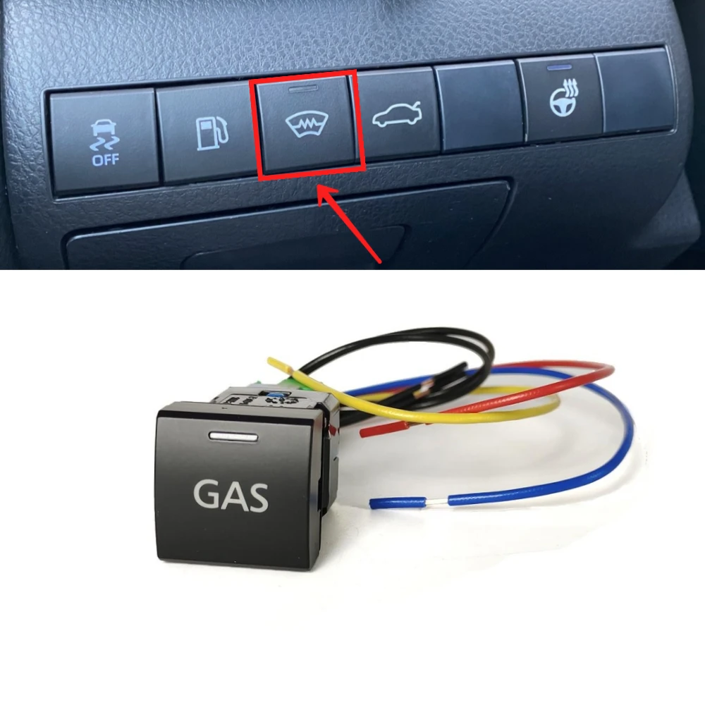 Interruptor de botón de GAS con cable para Toyota Camry, Altis, Hilux
