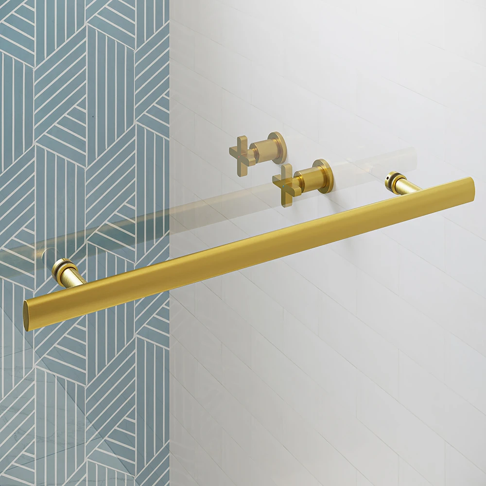 Seawin 10mm Glass Easy-to-Install Frameless Shower Room Double Sliding Glass Shower Door Bathroom Cabin