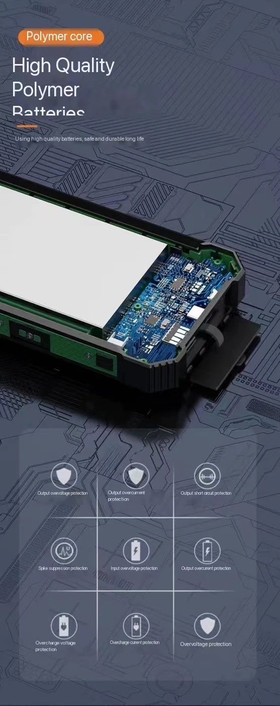 Neu Solar drahtlose lade 20000 mAh große kapazität handy outdoor power bank_voghion.com