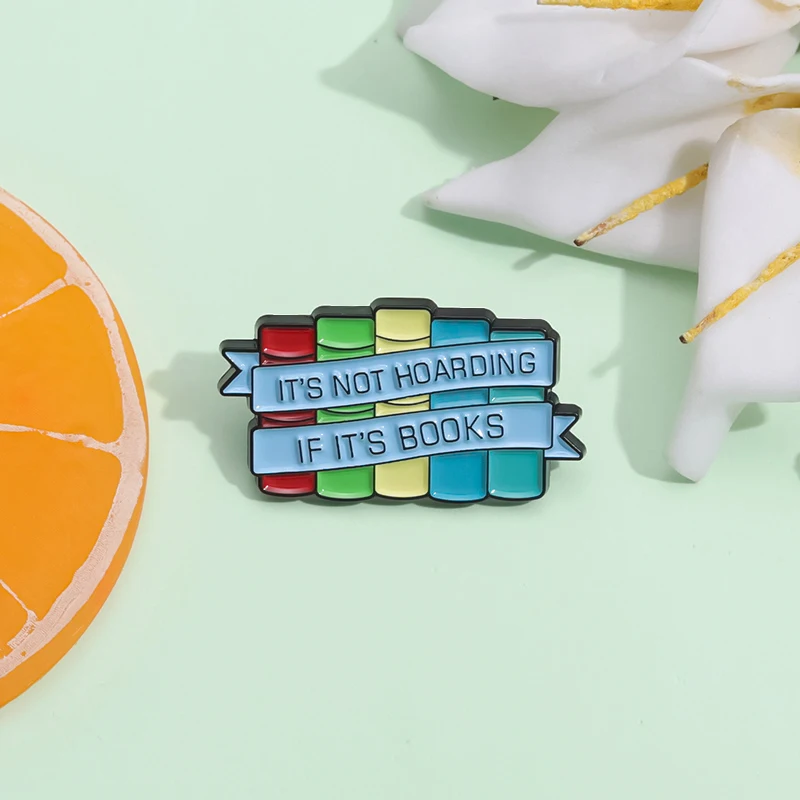 

Book Enamel Pins Custom Reading Lapel Badge Backpack Clothes Hat Brooches Jewelry Funny Creativity Brooch Gift for Friends Kid