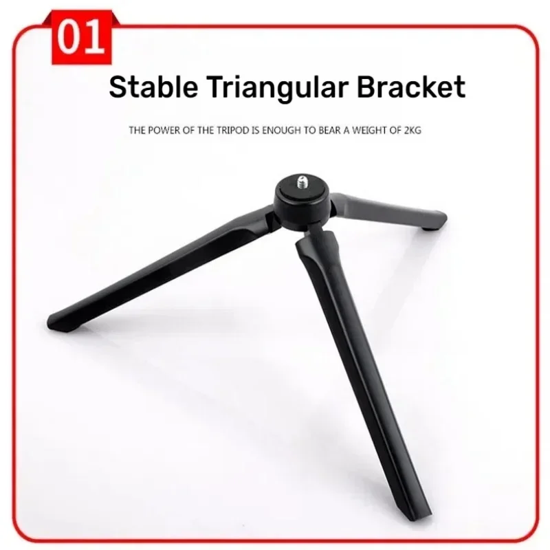 Mini Trépied Cardan 15cm - Support Table Pliable pour Téléphone et Caméra