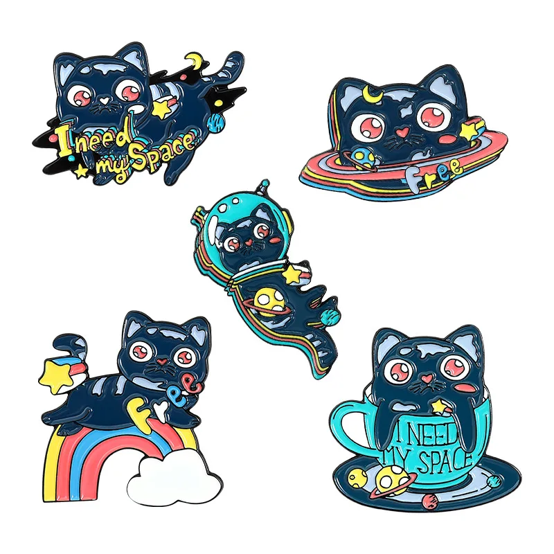 

Enamel Cartoon Animal Brooch Backpacks Badges Hats Bags Lapel Pins Accessory for Women Girls Kids Gift