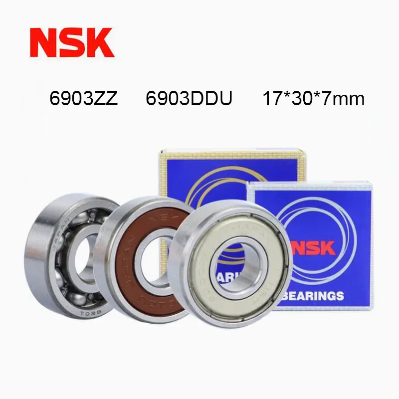 Giappone Nsk 6903Zz 6903Ddu Cuscinetto 5 Pz 17*30*7Mm Abec-7 Cuscinetto A Sfere A Gola Profonda 6903Zz 2Rs 6903-2Rs Coperchio Sigillato In Gomma Metal