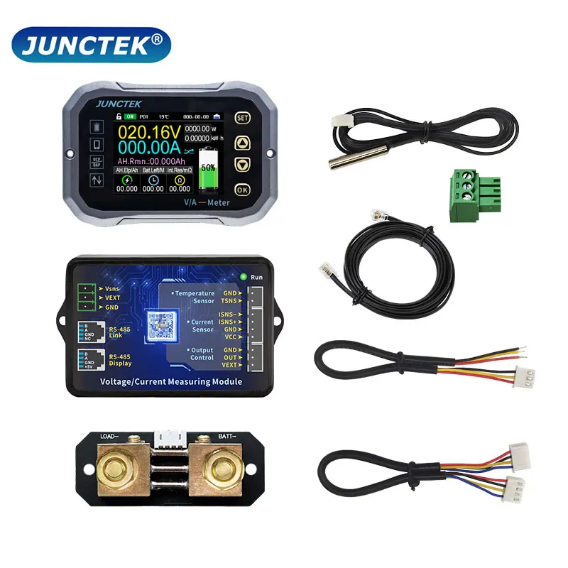 Battery Monitor Bluetooth KG140F DC 0-120V 100A 400A Battery Tester Voltage Current VA Battery Coulomb Meter Capacity Indicator 5