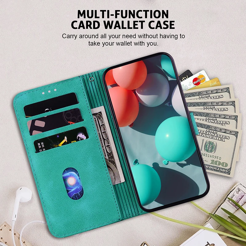 Magnetic Leather Phone Case - Premium Protective Cover