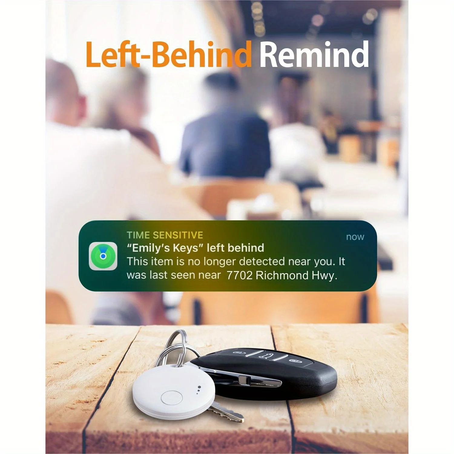 Smart tags, luggage trackers. For Apple Find My (iOS Only), Item Locator for Keys, Luggage, Backpack, Wallet, Pets, 2-Pack