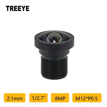 Obiettivo 4K 8MP 2.1mm M non distorsivo per CCTV, con filtro IR 650nm, per telecamere videoconferenza, USB e livestreaming (compatibile OpenMV)