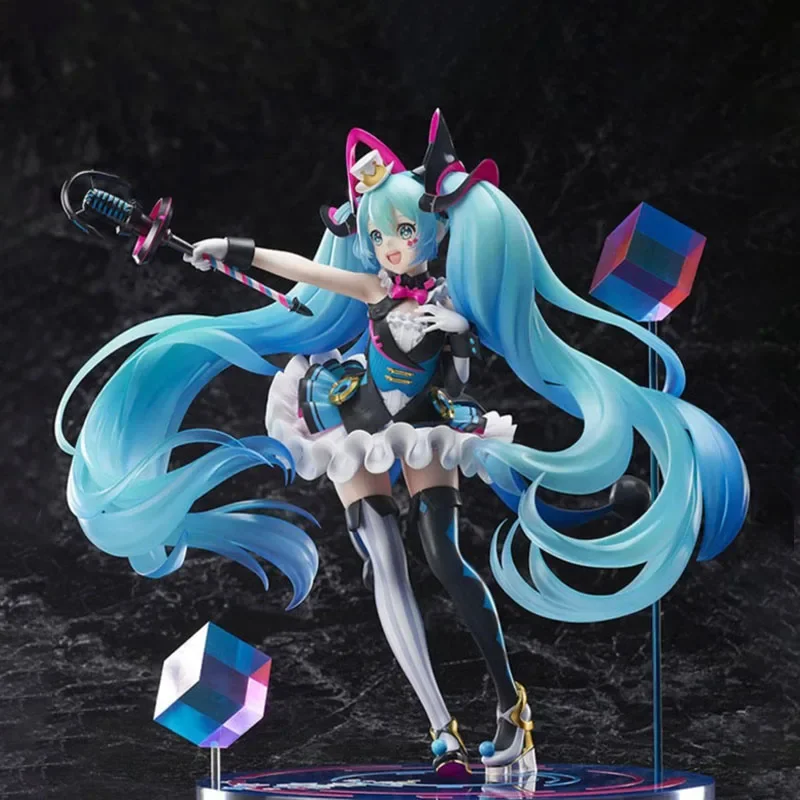 

Аниме FURyu Оригинальная фигурка Хатсуне Мику F:nex Vocaloid 2019 1/7 Miku Magic 24 см ПВХ коллекционные модели игрушки для девочек подарок