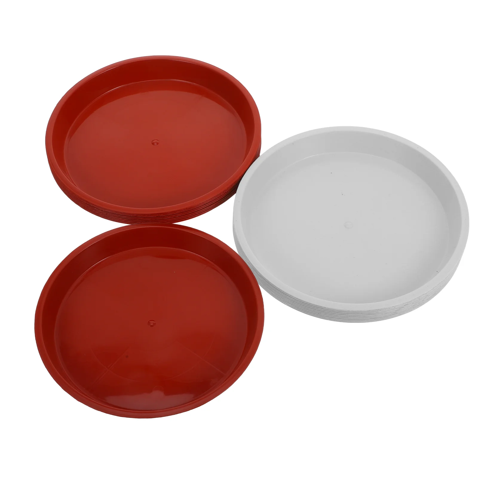 

20Pcs Round Planter Tray Plastic Flower Pot Tray Plant Saucer Tray Plastic Reusable Bonsai Pot Saucer