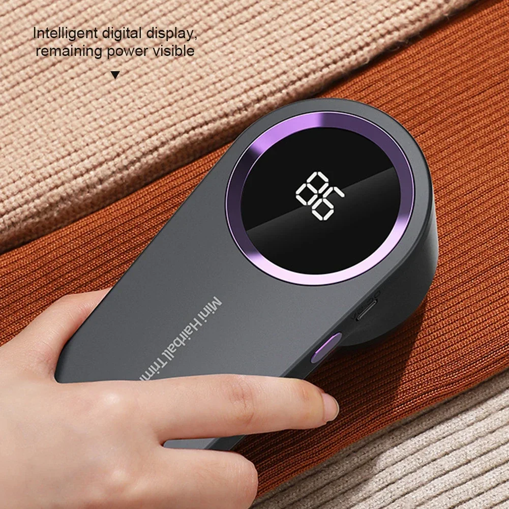 Electric Lint Remover Electric Hairball Sweater Trimmer Type-C USB charging Convenient Smart LED Pellet Cutter Fast Household lint remover fabric shavers clothes lint remover fabric shaver