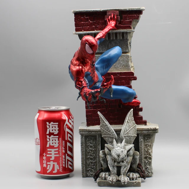 ヴェノムシビッテスパイダーマンフィギュア,スパイダーマン,家の彫像 