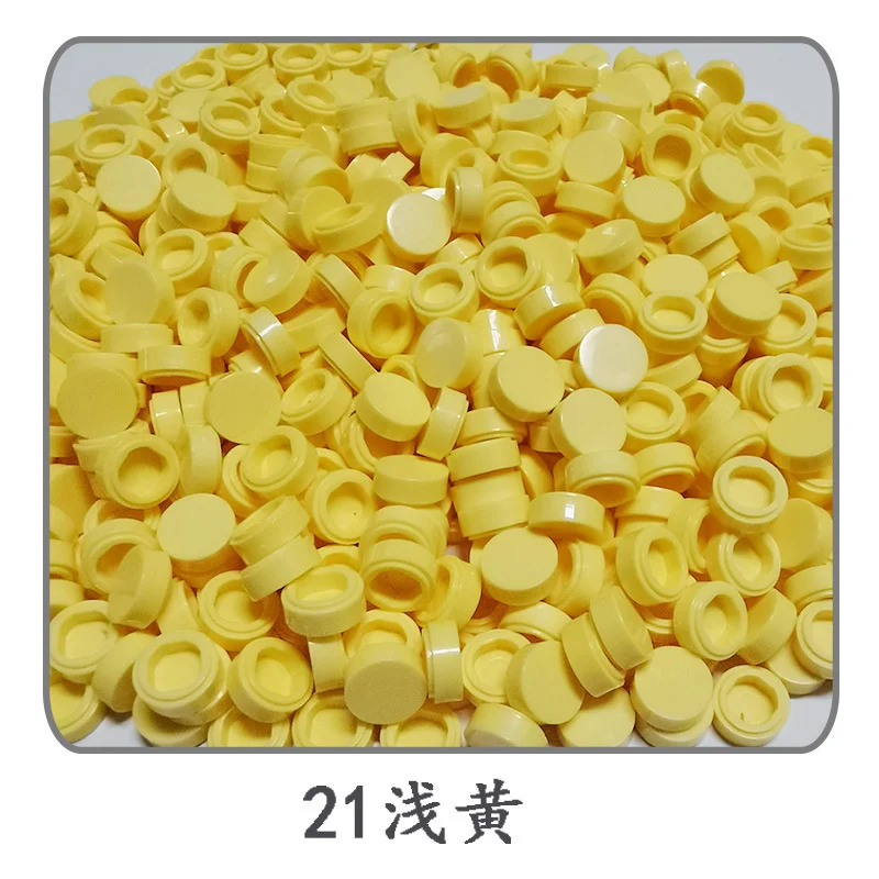 500-Piece Round Tile Set for Mosaic Art and Creative Building