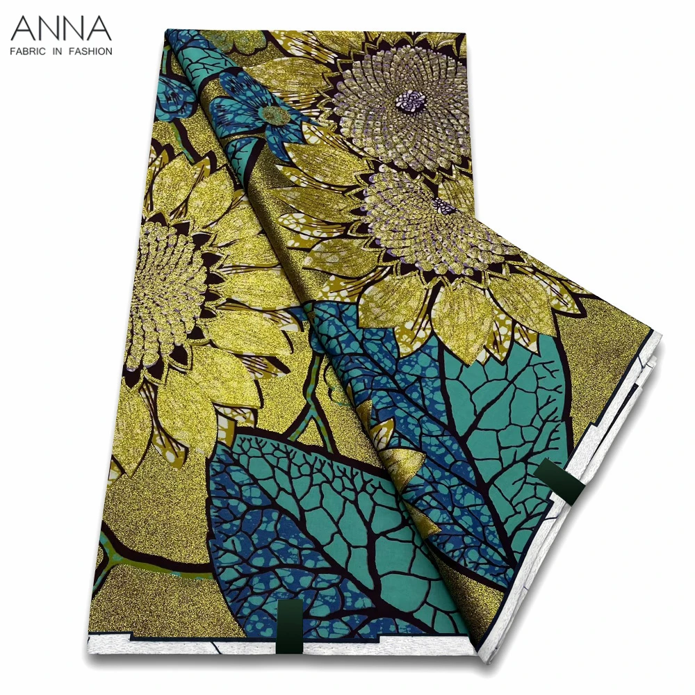 

Grand Super 100% Cotton African Wax Fabric High Quality Ankara Wax Print Fabric 6yards Women Fabric For Sewing VLS-53