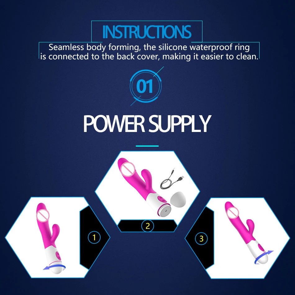 30 Speeds Double Penetration Vibrator for Vagina Clitoris Erotic Product Fidget Sex Toys for Woman Adults 18 Intimate Goods Shop