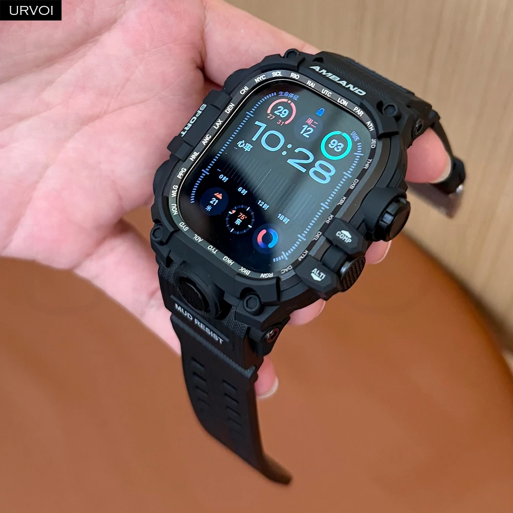 URVOI Band for Apple Watch Ultra Series 10 654 SE MUD