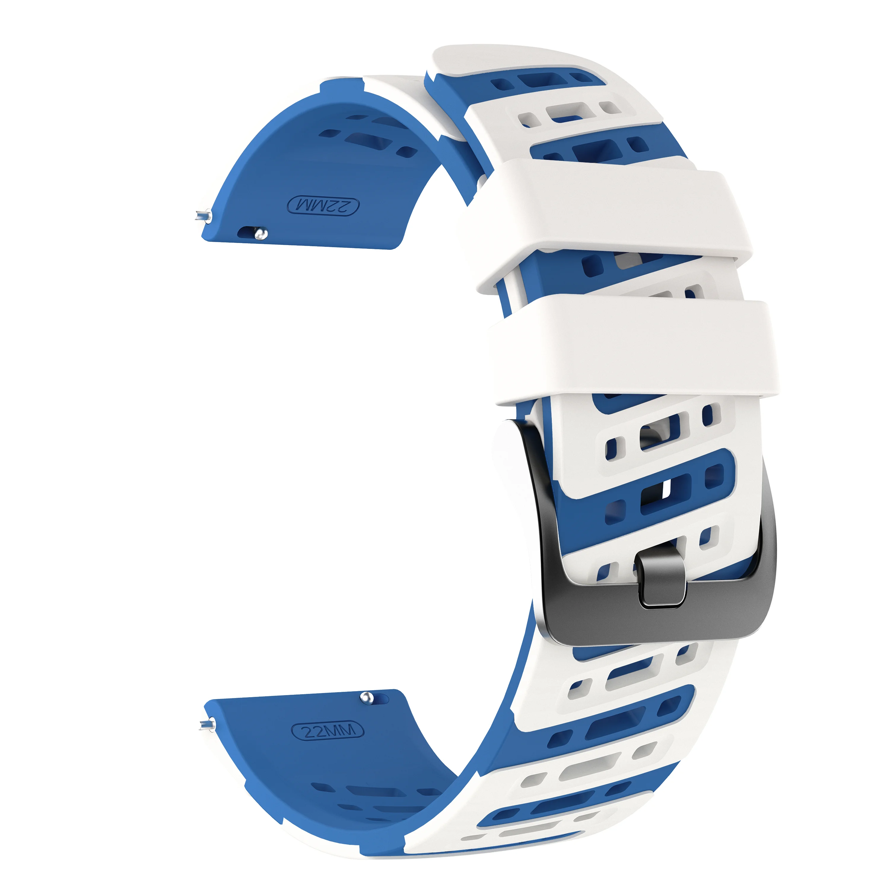 Breathable 22mm Rubber Band Bracelet Strap
