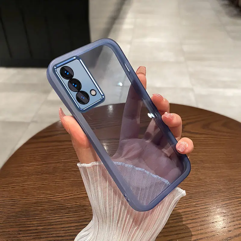 Luxury Soft Bumper Clear Back Phone Case Cover