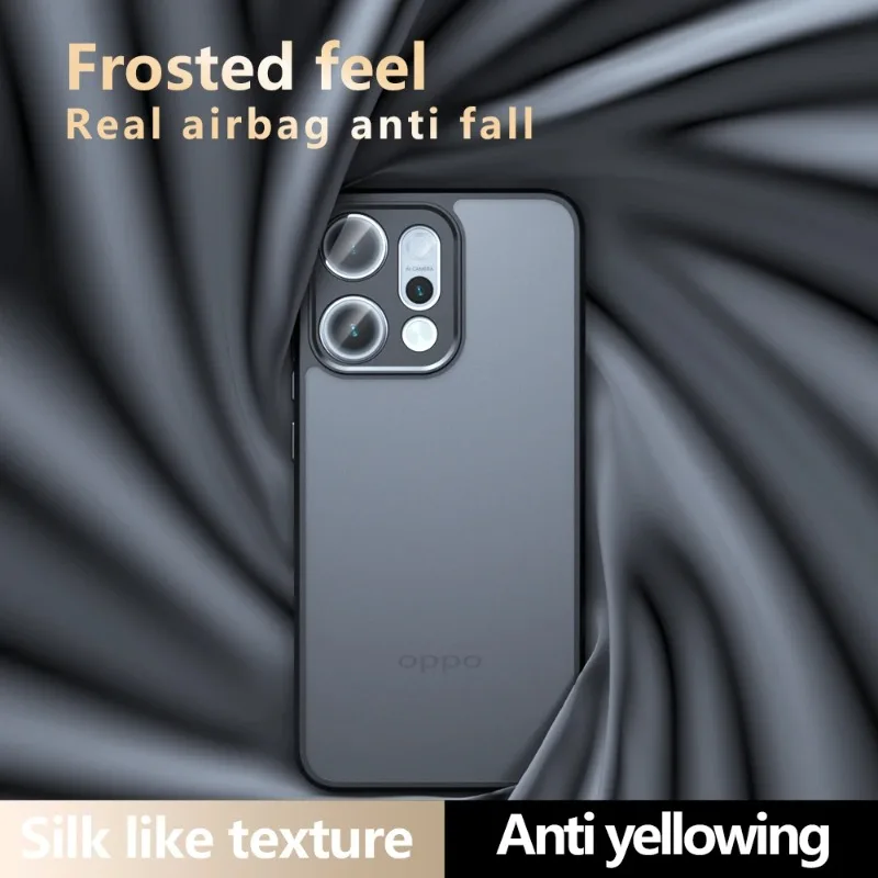 Matte Acrylic Bumper Case - Luxury Shockproof Transparent Back Cover