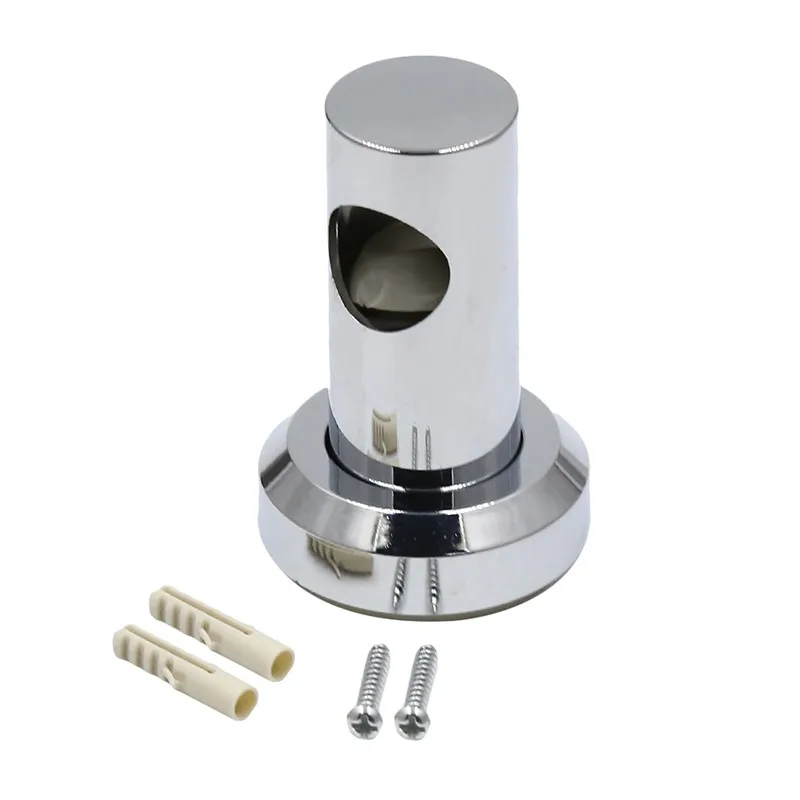 

ABS Shower Lifter Rod Holder Adjustable Plug-in Lifting Rod Clamp Holder Bracket Replacement Bathroom Accessories