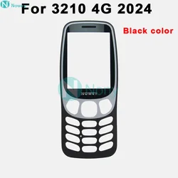 Premium Nowey Colorful Front Housing Cover for 2024 Phones - Durable Replacement Case (3210 4G Black)