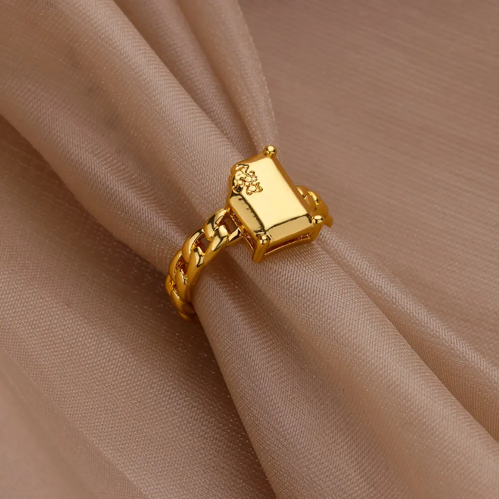 Irregular Geometric Square Jewelry For Women