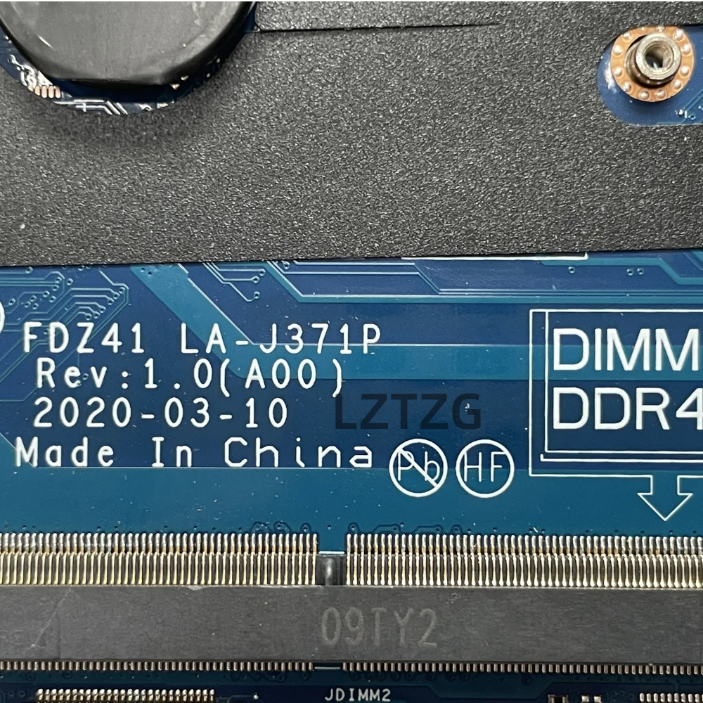 LA-J371P For Dell Latitude 5410 Motherboard I5-10310U I7-10610U