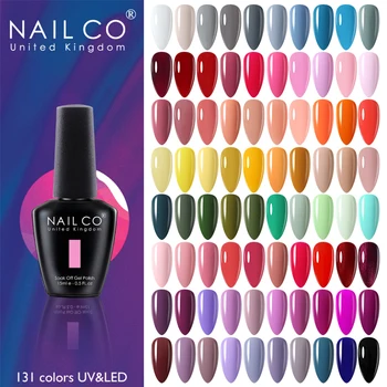NAILCO 131 Colori Smalto Gel Per Unghie Off LED LED Gel Semi Permanente 15ML Gel Unghie Artistiche Vernici Ibridi Tutto Per Lacca Per Manicure