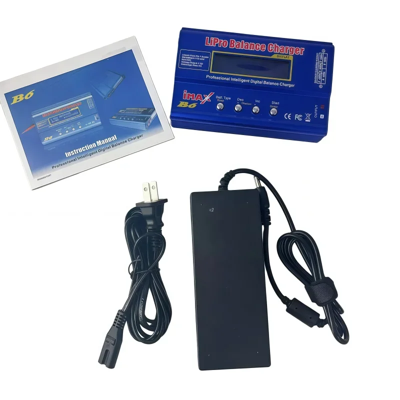 IMAX B6 80W Charger Multi-function Professional Intelligent 1-6 Cells XT60 LiPo Battery Balance Charger for RC FPV Quadcopter lipo battery charger drone battery charger