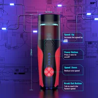 Automatische Männliche Masturbator Tasse Teleskop Rotation Vagina Masturbation Tasse Sex Spielzeug für Männer Blowjob Mastubator Erwachsene Waren 18+ 6