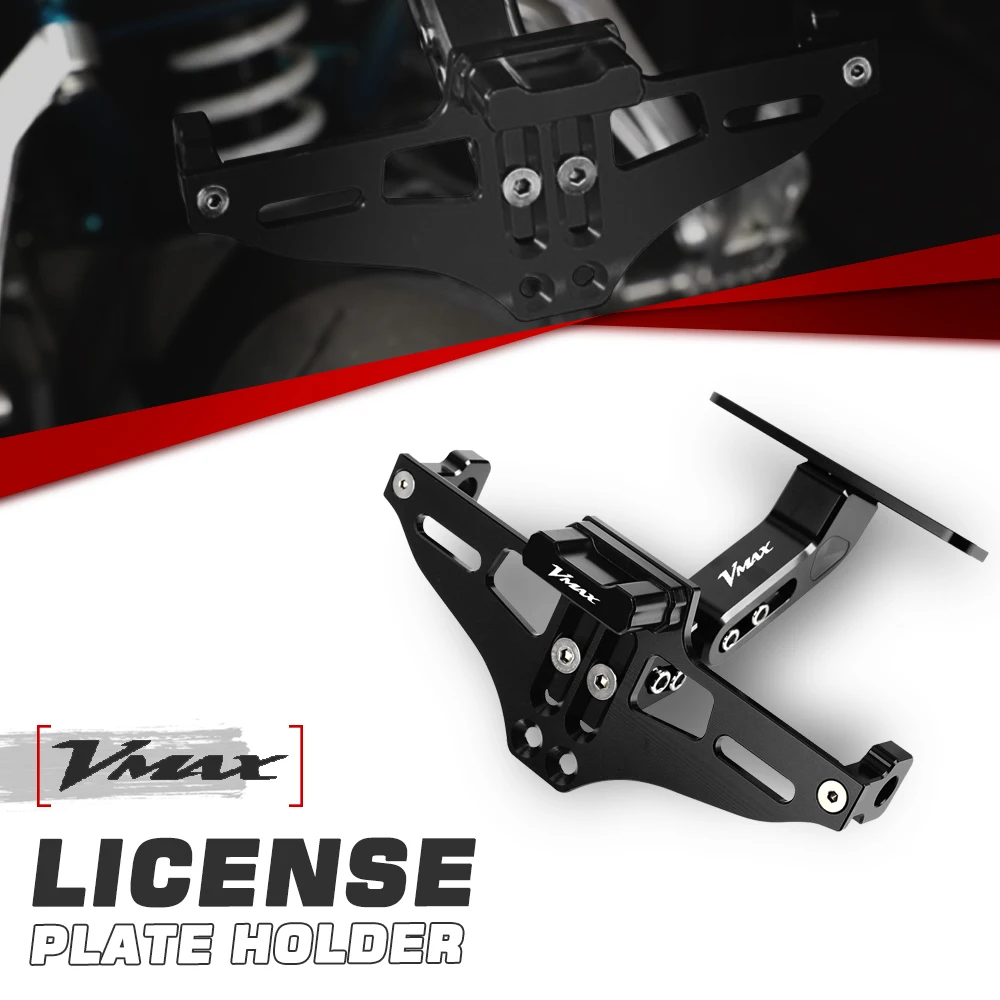 Per Yamaha Vmax1200 Vmax1700 V-Max 1200 1700 Eliminatore Parafango Staffa Porta Targa Regolabile Cornice Porta Targa A Led