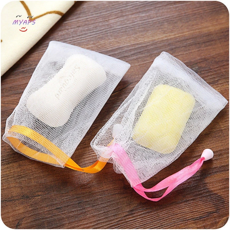 10pcs Facial Cleanser Manual Foaming Net Bag Wash Face Soap Liquid Soap Whipped Mousse Bath Shower Blister Foaming Net 6