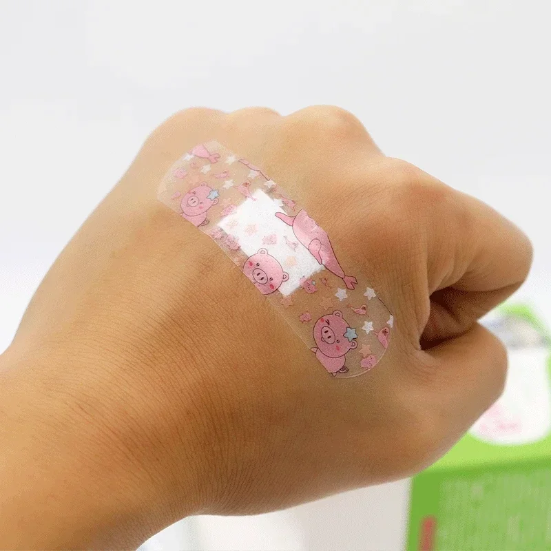 120pcs/lot Kawaii Cartoon Animal Pattern Waterproof Band Aid Hemostasis Adhesive Baby Bandages Wound Plaster Baby Accessories 6