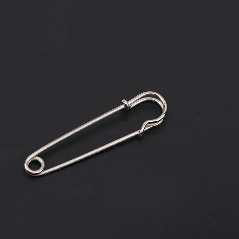 10/5PCS Silver Tone Rhinestone Safety Pins Large Safety Pins Nickel Finish Clothing  Pins Safety Pins Assorted for Art Craft - AliExpress