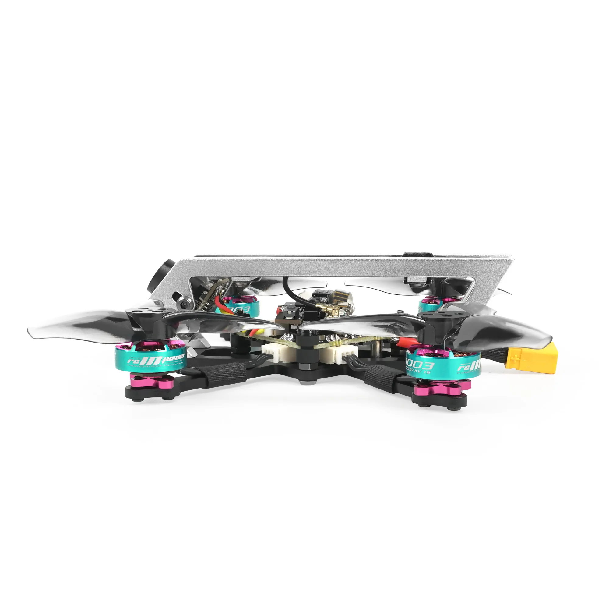 YMZFPV Lightning2 Analog FPV Drone 250mW VTX/F411 12A FC/1-2S ESC/1003 10000KV/CADDX ANT/2023-3 propeller 40g For RC FPV Drone 3