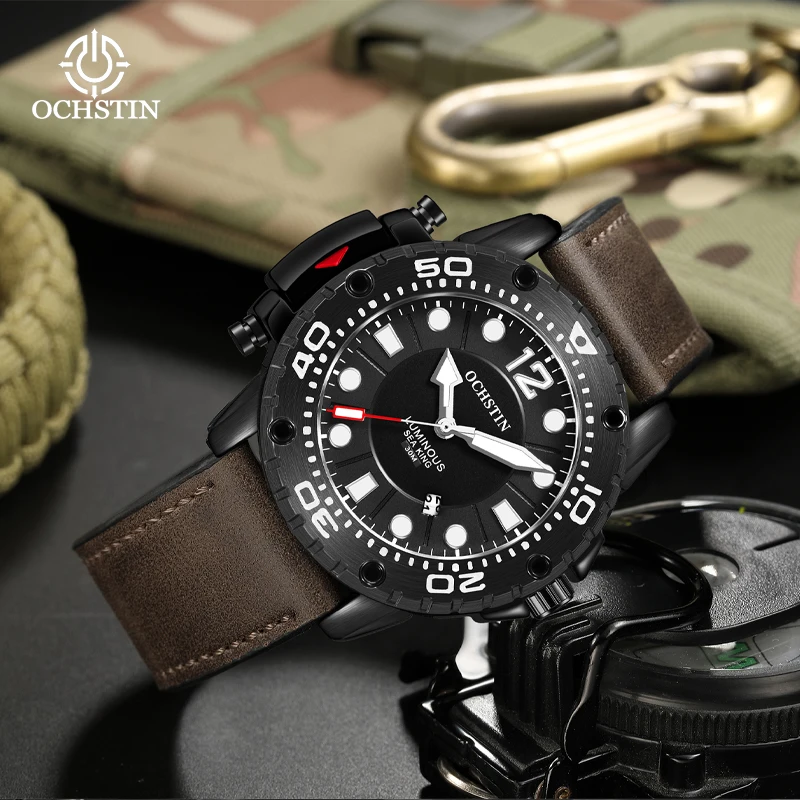OCHSTIN Cross Border New Multifunction Quartz Movement 2024 Mariner Series Sport Street Men's Quartz Watch
