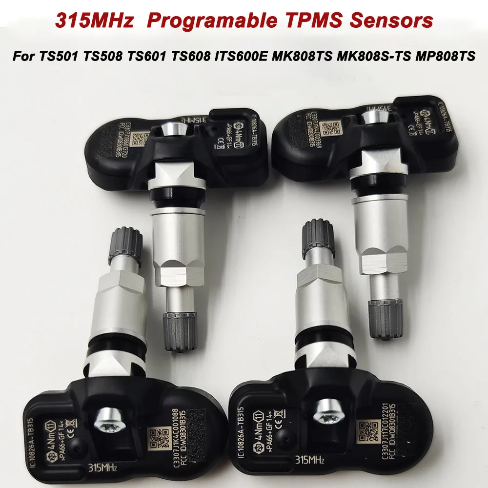 Nuovi Sensori Tpms Programmabili 315Mhz Per Ts501 Ts508 Ts601 Ts608 Its600E Mk808Ts Mk808S-Ts Mp808Ts Sostituire Per Autel Mx-Sensor