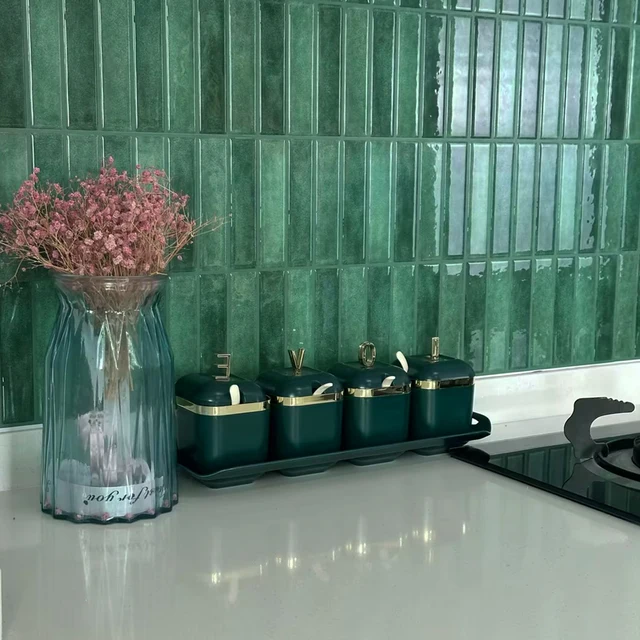 10 feuilles de carreaux à décoller et à coller, carreaux muraux imperméables 3D pour salon RV, panneaux muraux en PVC, décoration murale intérieure 2