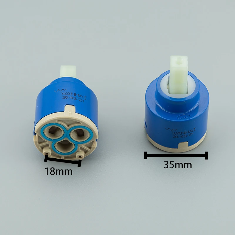 Faucet Valve Faucet Cartridge Mixer Tap Replacement 1PC Water saving Replacement Ceramic Spool Water Mixer Tap Faucet Cartridge Kitchen Bathroom Faucet Replace Mixing valve 35mm