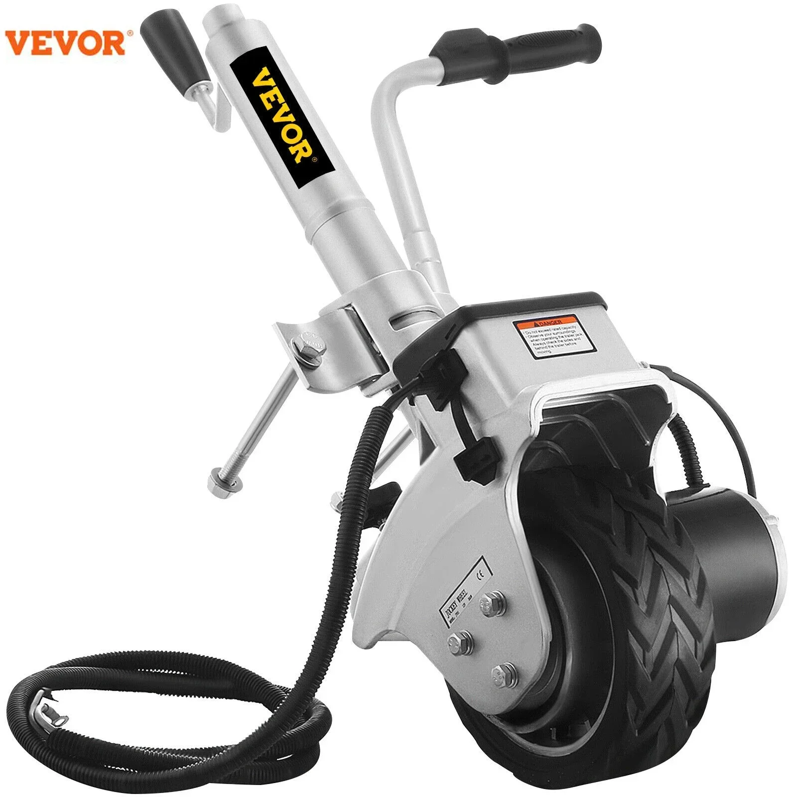 Vevor 350W 12V Motorizzato Jockey Wheel 2270Kg Carico Del Veicolo Caravan Barca Ruota Dolly Trailer Pickup Power Mover Accessori Per Auto