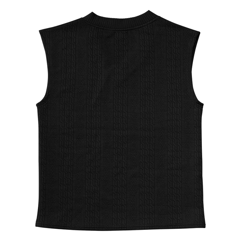 2024 Summer New Men's Set Quality Jacquard Knit Casual Sleeveless V-neck Vest Top Shorts Two-piece Men's Clothing Free Shipping S0560dde69b31446190c9769d734d39c6X