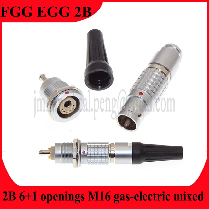 Fgg Egg 2b Mais Gás-elétrico Híbrido Equipamento Aviação Conector M15 Conector Médico Macho Tomada Fêmea