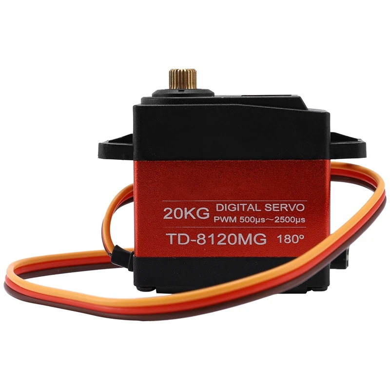 Td8120mg Waterproof Metal Gear Digital Servo With 20kg High Torque 180angle For Rc Remote