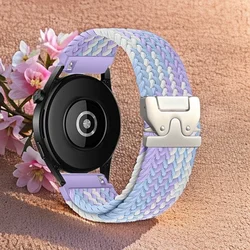 Braided Loop Parachute Buckle Nylon Elastic Strap - Vibrant and Durable Design - 22mm (Violet)