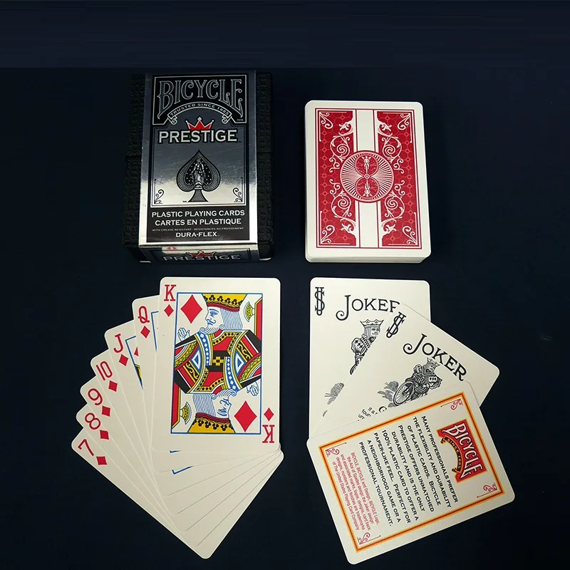 Bicycle Prestige Deck Plastic Dura Flex Playing Cards Poker Size