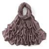 185*75 cm musulman Modal Hijab rayonne coton châles pour femmes mince plaine écharpe grande taille foulard islamique Turban bandeau