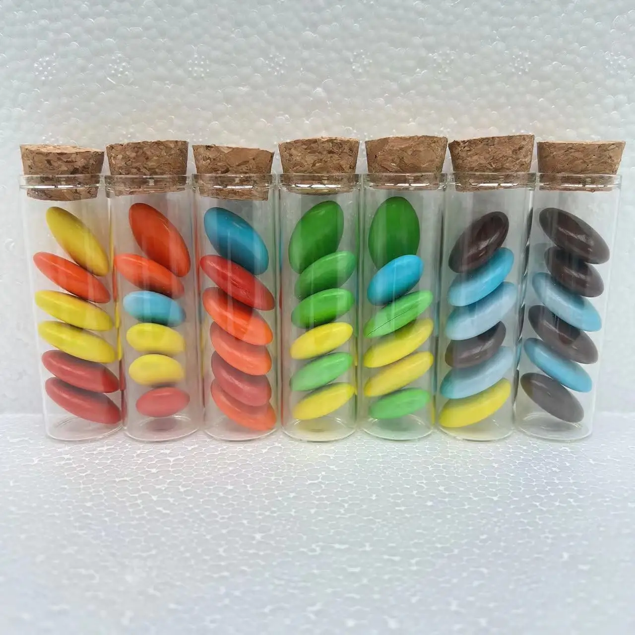 Dragees Test Tube 20*25*80mm Glass Bottle Wedding Dragees Marriage Glass Jars Container DIY Crafts Candy Bottle Wedding Gift 5