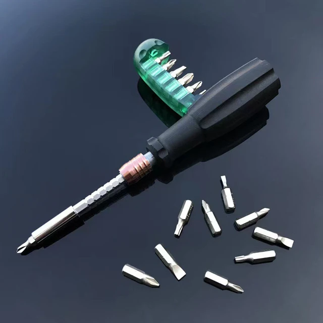 Set di punte per cacciavite magnetico Utensili manuali Cacciavite Phillips Apparecchi multifunzione Kit di riparazione auto Accessori per utensili domestici 4