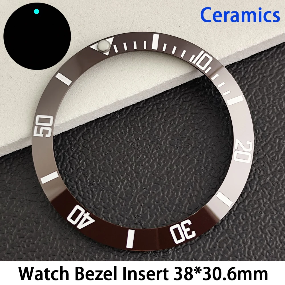 Premium 38mm Sloping Aluminum-Ceramic Bezel Insert